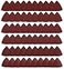 HEMUNC Triangle Oscillating Multi Tool Sanding Pads 60Pcs 318 Inch Oscillating tool sandpaper for Triangle Multitool Sanding pads assorted 406080120180240 Grits