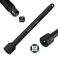 FOCMKEAS 12 Drive by 15 Impact Extension Bar with Locking Pin Impact Socket Extension CRMO Steel