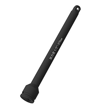 FOCMKEAS 12 Drive by 15 Impact Extension Bar with Locking Pin Impact Socket Extension CRMO Steel
