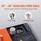 VEVOR Drill Bits Sharpener MR13A Drill Bits Grinder Sharpener 313mm 95 to 135 Point Angle Adjustable Drill Bit ReSharpener Portable Bits Sharpening Machine with 11 Collets CBN Wheel for HSS