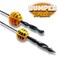 Rack-A-Tiers RackATiers Bumper Balls Drill Alignment Tool 112 and 2 Kit Drill Bit Ball for Electricians Flex Bit Bumper Ball Flex Auger Ball BB1520