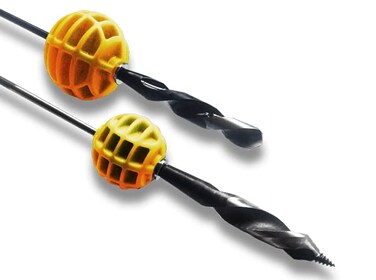 Rack-A-Tiers RackATiers Bumper Balls Drill Alignment Tool 112 and 2 Kit Drill Bit Ball for Electricians Flex Bit Bumper Ball Flex Auger Ball BB1520