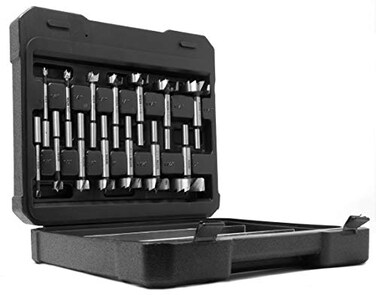 WEN FB5114 14Piece Forstner Bit Set with Carrying Case