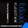 amoolo Masonry Drill Bits Set11 PiecePremium Concrete Drill Bit Set for Tile Brick Cement Concrete Glass Plastic CINDERBLOCK Wood etc
