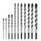amoolo Masonry Drill Bits Set11 PiecePremium Concrete Drill Bit Set for Tile Brick Cement Concrete Glass Plastic CINDERBLOCK Wood etc