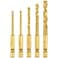 DEWALT Impact Ready Titanium Nitride Coated Drill Bit Set 5pc DD5155