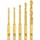 DEWALT Impact Ready Titanium Nitride Coated Drill Bit Set 5pc DD5155