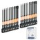 toolant Toolant Impact Allen Wrench Drill Bit Set 20pcs Metric SAE 14 HexShank S2 Steel Hex Bits CNC Machined Tips with Magnetism 4 Long with Storage Box