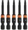 Railer BallEnd Hex 3mm Impact Driver Bit Allen Wrench Drill Hex Bits 14 Quick Release S2 Steel 2 inch 3mm BallEnd Hex Bits 5 Pack