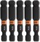 Railer BallEnd Hex 516 Impact Driver Bit Allen Wrench Drill Hex Bits 14 Quick Release S2 Steel 2 inch 516 BallEnd Hex Bits 5 Pack