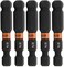 Railer BallEnd Hex 516 Impact Driver Bit Allen Wrench Drill Hex Bits 14 Quick Release S2 Steel 2 inch 516 BallEnd Hex Bits 5 Pack