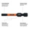 Railer Hex 316 Impact Driver Bit Allen Wrench Drill Hex Bits 14 Quick Release S2 Steel 2 inch 316 Hex Bits 5 Pack