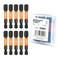 toolant 516 Impact Hex Bits Set 10pcs 14 HexShank Allen Wrench Drill Bit Set S2 Steel CNC Machined Tips with Magnetism 2 Long with Storage Box