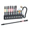 toolant Square Drive Bit Set Square Impact Driver bits S2 Steel Robertson Driver Bits Magnetic CNC Tips 1 2 6 Long 14 HexShank with Storage Box 11pcs 0 1 2 3 and 4