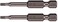 VEGA Industries VEGA 532 HEX Tamper Proof 2 Inch Security Bits Professional Grade Inch Hex Shank HEX 532 Security Bits 150HT1064A2 Pack of 2