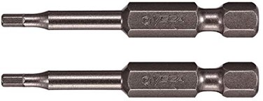 VEGA Industries VEGA 532 HEX Tamper Proof 2 Inch Security Bits Professional Grade Inch Hex Shank HEX 532 Security Bits 150HT1064A2 Pack of 2
