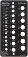 IRWIN Drill Bit Gauge 116to12Inch 29Hole 12092
