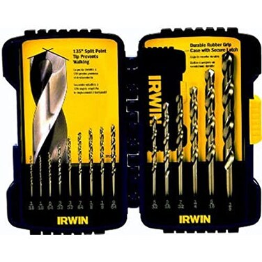 IRWIN Irwin Tools Drill Bit Set Cobalt Alloy Steel 15Piece 316015