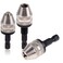 HOHXEN Keyless Mini 3Jaw Drill Chuck Screwdriver Adapter with Quickchange 14 Hex Shank to Hold Straightshank 0336mm Drill Bits Milling Cutters for Microproduction One Chuck Not Three