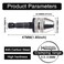 HOHXEN Keyless Mini 3Jaw Drill Chuck Screwdriver Adapter with Quickchange 14 Hex Shank to Hold Straightshank 0336mm Drill Bits Milling Cutters for Microproduction One Chuck Not Three
