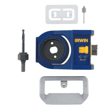 IRWIN Tools Door Lock Installation Kit BiMetal 3111002 Blue