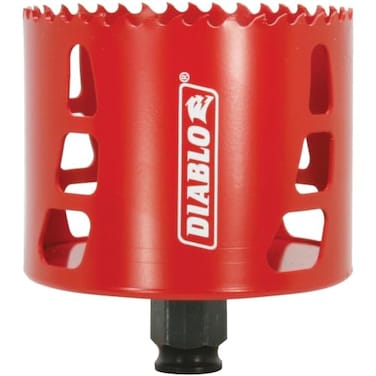 Diablo BiMetal Hole Saw with Variable Tooth Design for Faster Cuts Fits with SnapLock Plus Mandrel System 314 Diameter 238 Length DHS3250