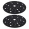 SG Store 2Pcs 6Inch Sander Backing Pad Savers 80Hole Self Adhesive Sponge Protective Pad Compatible with Bosch Compatible with Gex 150 Black 150mm