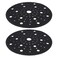 SG Store 2Pcs 6Inch Sander Backing Pad Savers 80Hole Self Adhesive Sponge Protective Pad Compatible with Bosch Compatible with Gex 150 Black 150mm