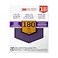 3M 26180CPPG 180 Grit Pro Grade NoSlip Grip Advanced Sandpaper 20 Pack 9 x 11 Purple