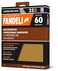 Fandeli 36021 060 Grit Multipurpose Sandpaper Sheets Brown 9 x 11 25Sheet
