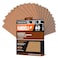 Fandeli 36021 060 Grit Multipurpose Sandpaper Sheets Brown 9 x 11 25Sheet
