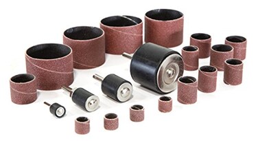 WEN DS164 20Piece Sanding Drum Kit for Drill Presses and Power Drills