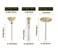 SUJAYU 30 Pc Brass Wire Wheel for Buffing Wire Wheel Drill Attachment
