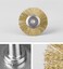 SUJAYU 30 Pc Brass Wire Wheel for Buffing Wire Wheel Drill Attachment