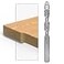 Yonico YONICO Router Bits Pattern Bit Solid Carbide Flush Trim Spiral 118Inch DownCut 14Inch Shank 14120