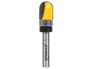 Yonico YONICO Router Bits Pattern Bit Round Nose Core Box Template 14Inch Radius 14Inch Shank 14960q
