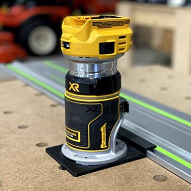 ToolCurve s Guide Rail Adapter Compatible with Dewalt Router Made in USA