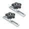 POWERTEC 71642 Miter Slot Hardware Kit Slot Bars Knobs Screws Washers