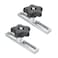 POWERTEC 71642 Miter Slot Hardware Kit Slot Bars Knobs Screws Washers