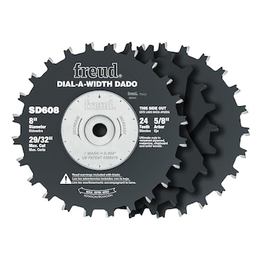 Freud SD608 8 DialAWidth Stacked Dado Sets