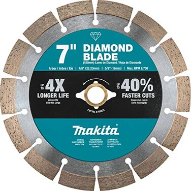 Makita B69624 7 Diamond Blade Segmented General Purpose