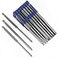 XtremepowerUS 32Piece Extra Long Security Bit Set Extra Long 6 Torx Spanner PoziDriv TriWing Universal 14 Hex Shank for Electric Impact Drills