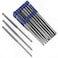XtremepowerUS 32Piece Extra Long Security Bit Set Extra Long 6 Torx Spanner PoziDriv TriWing Universal 14 Hex Shank for Electric Impact Drills