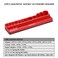 EMENTOL Magnetic Socket Accessory Holder Red 35 Pieces Holes Organize Adapters Universal Joints and Bits