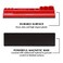 EMENTOL Magnetic Socket Accessory Holder Red 35 Pieces Holes Organize Adapters Universal Joints and Bits
