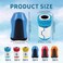Tinoaly 6pcs Screw Ring Holder Set with 6pcs Magnetizer Magnetic Screwdriver Ring for 14 Inch Hex Screwdriver Power Bits