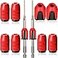 Ripeng Magnetic Screw Holder Rings 14 Inch 635 mm Screwdriver Driver Bits Magnetizer for Electric Drill and Hand Tools Red 10 Pieces