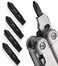 GALVANOX 4Pack Replacement Screwdriver Bits Designed for Leatherman MultiTools PhillipsFlat No12 Phillips Head and 316 Flat Head Tip DoubleEnded Flat Screwdriver Bits Hardened S2 Steel