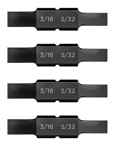 GALVANOX Galvanox Flat 316 532 Double Sided Replacement Bits for Leatherman Multitools 4 Pack