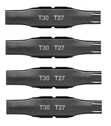 GALVANOX Galvanox Torx T30 T25 Double Sided Screwdriver Replacement Bits for Leatherman Multitools 4 Pack
